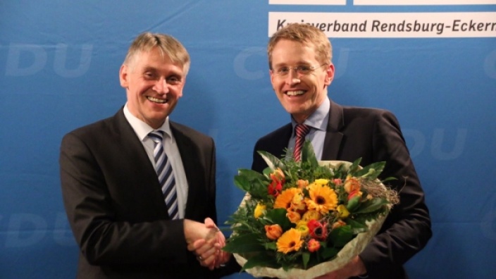 Hans Hinrich Neve und Daniel Günther