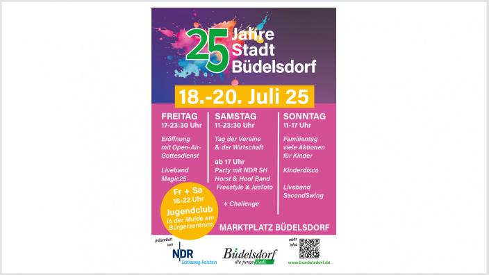Plakat - Buedelsdorf 25 Jahre